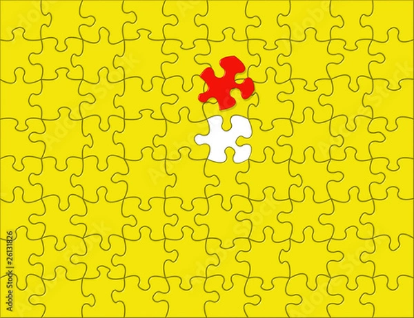 Obraz puzzle amarillo