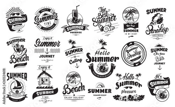 Obraz Summer holidays badge