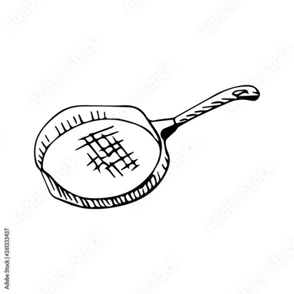 Obraz pan vector sketch