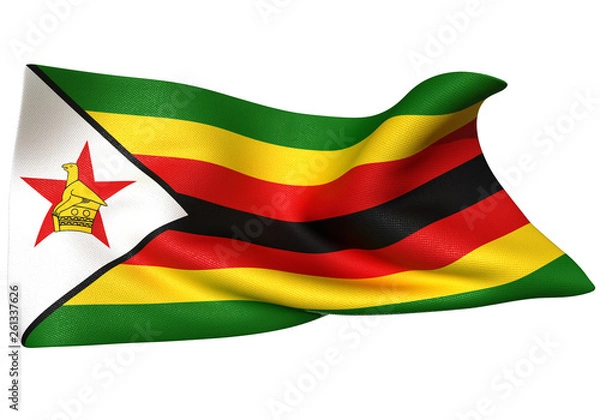 Fototapeta ジンバブエ　国旗  比率1:2