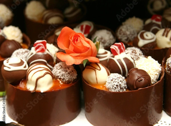 Obraz miniature wedding cakes