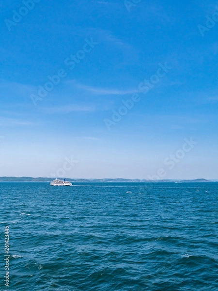 Fototapeta 小豆島 瀬戸内海 フェリー