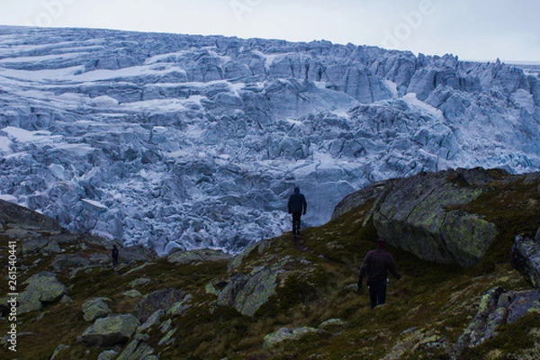 Obraz Hiking in the nature of Norway