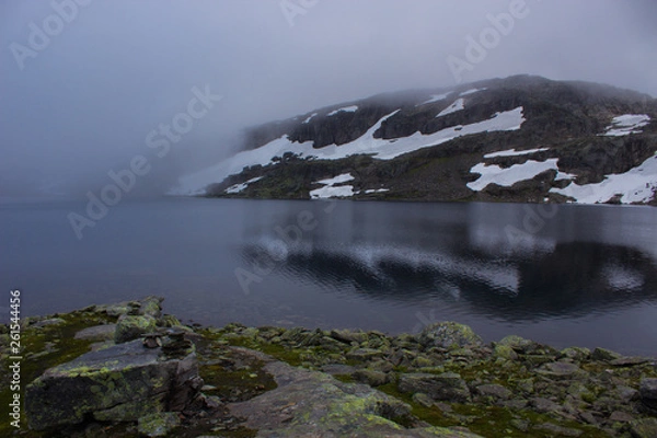Obraz Hiking in the nature of Norway