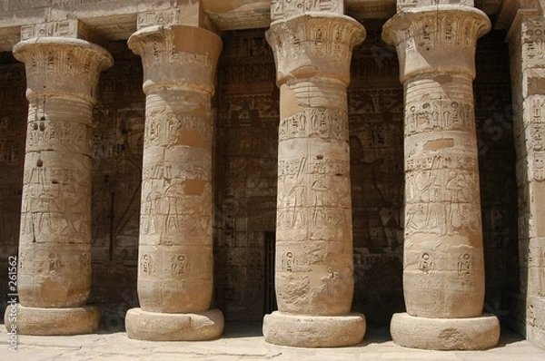 Obraz egyptian pillars