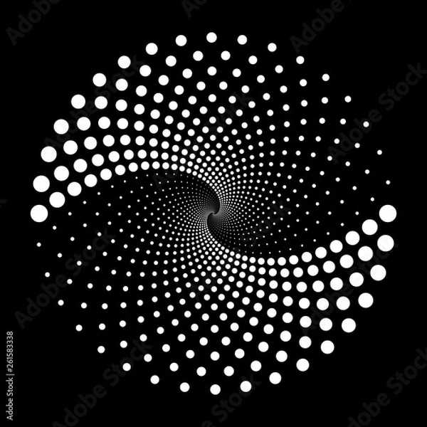 Obraz Design spiral dots backdrop