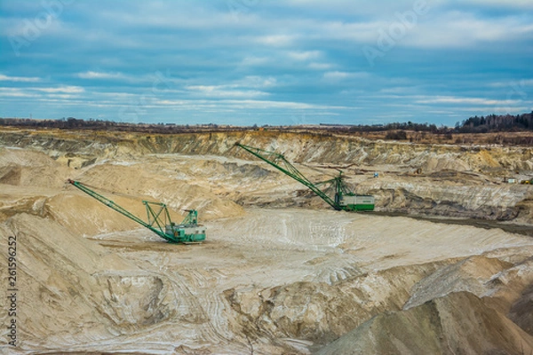 Obraz Amber mining- Kaliningrad