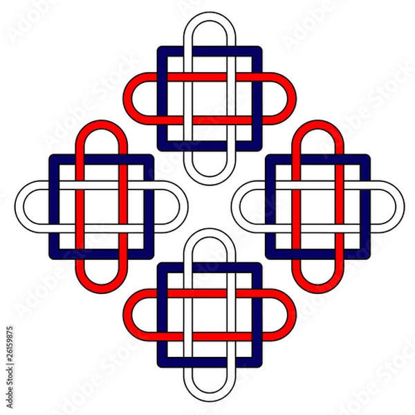 Fototapeta entrelacs