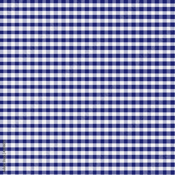 Fototapeta blue gingham