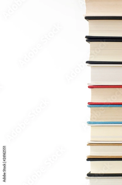 Fototapeta 積み重ねた本のアップ