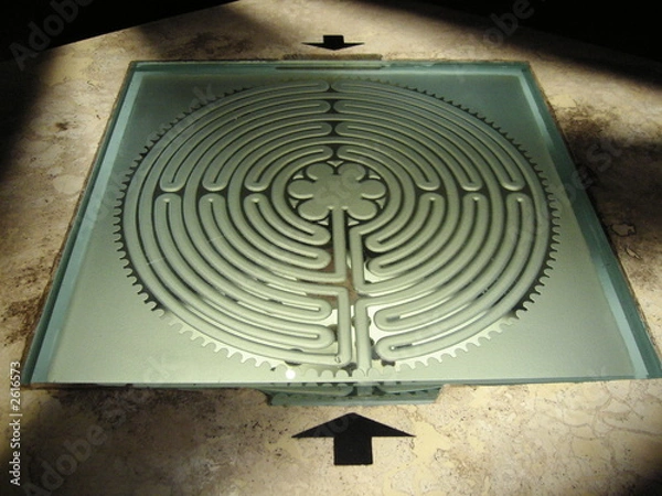 Obraz labyrinthe de chartres