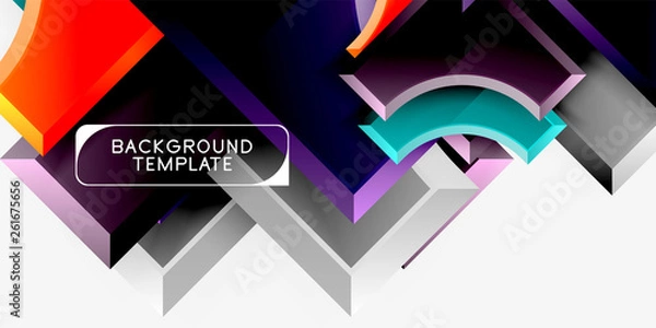 Obraz Modern geometrical abstract background