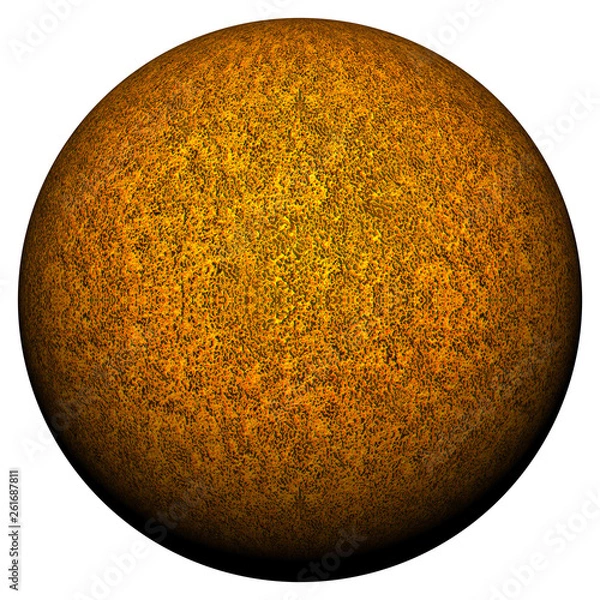 Obraz 3D Bild Kugel mit Textur