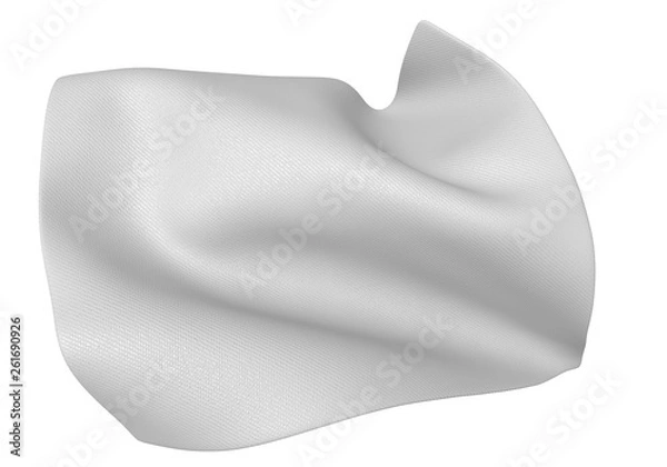 Fototapeta 白旗　比率1:1