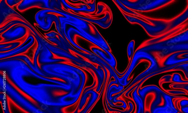 Fototapeta Magic space texture, pattern, looks like colorful smoke