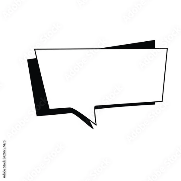 Fototapeta frame dialog box from comics
