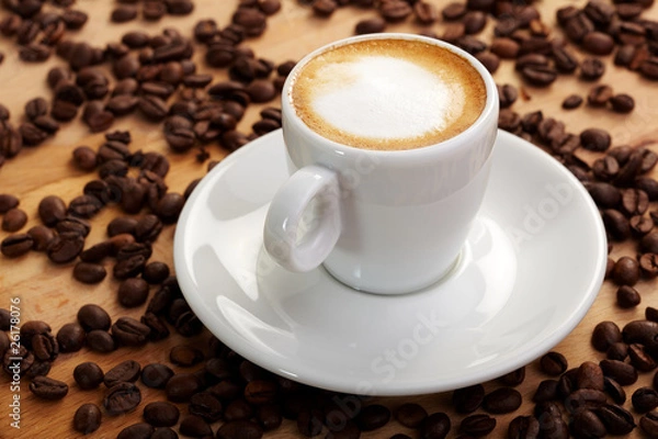 Obraz Fresh espresso macchiato