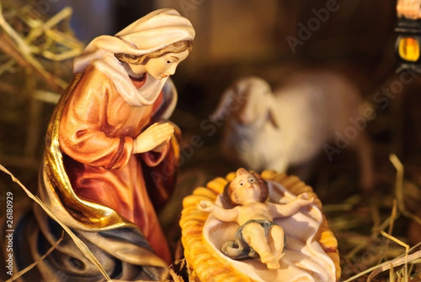 Obraz Weihnachtskrippe