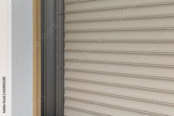 Fototapeta 閉めた窓のシャッター