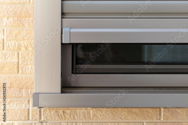 Fototapeta 閉めた窓のシャッター