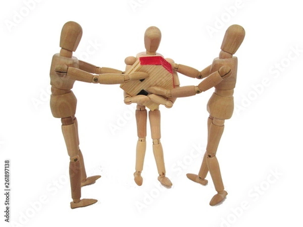 Fototapeta 奪い合い　財産