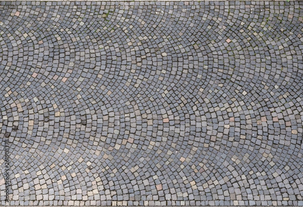 Fototapeta Hochauflösende Kopfsteinplaster Textur
