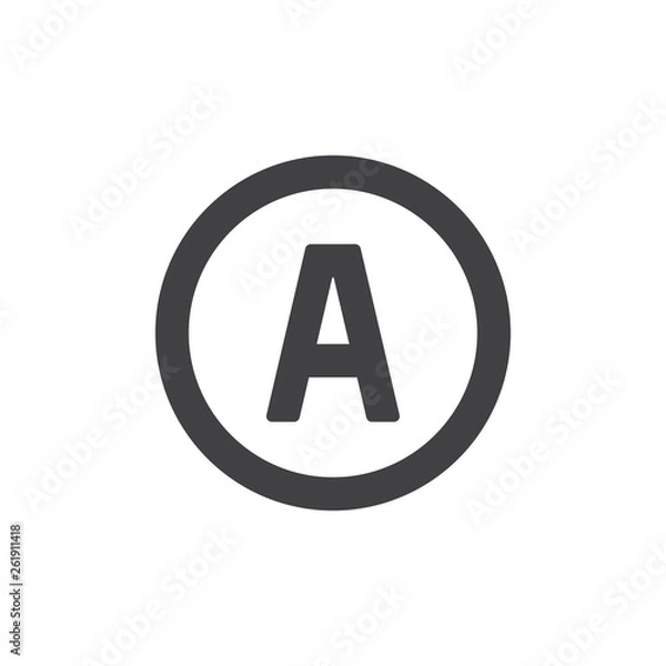 Fototapeta Any solvent, wash machine sign vector icon. filled flat sign for mobile concept and web design. Laundromat instruction glyph icon. Symbol, logo illustration. Pixel perfect vector graphics