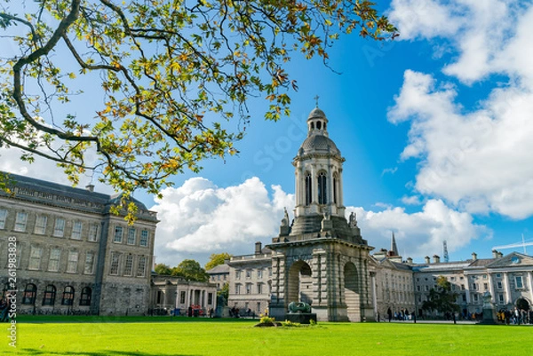 Fototapeta The Campanile of Trinity College