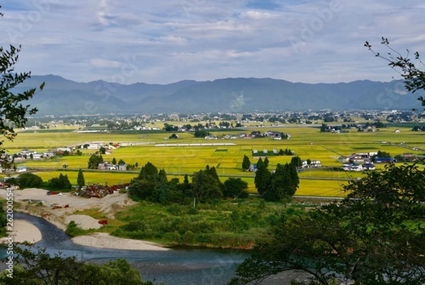 Obraz 《秋田新幹線の風景》秋田県大仙市