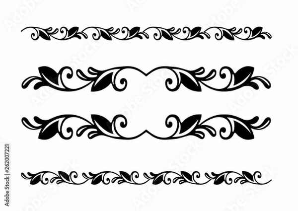 Obraz Silhouette of a frieze