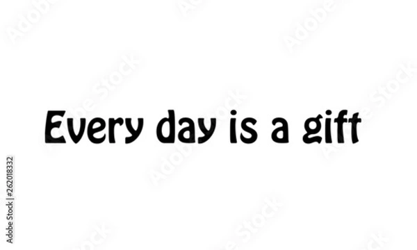 Fototapeta Positive mind, vibes, life inspirational inscription, greeting card,  typography for invitation, banner, poster or clothing design, vector quote