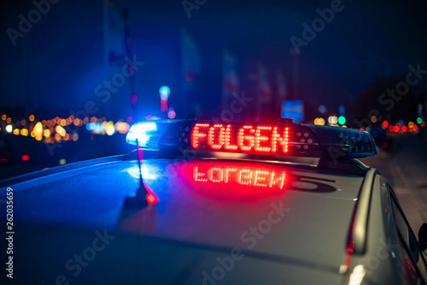 Obraz Polizei Kontrolle