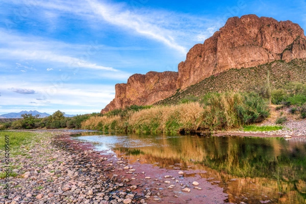 Obraz Lower Salt River, Mesa Az.