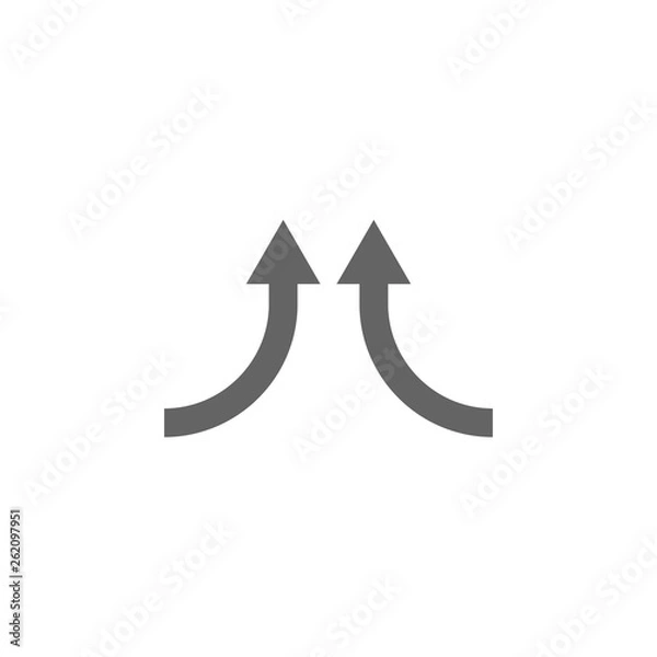 Fototapeta Arrow icon. Element arrow icon. Premium quality graphic design icon. Signs and symbols collection icon for websites, web design, mobile app
