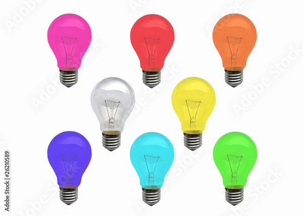 Obraz BOMBILLAS MULTICOLOR