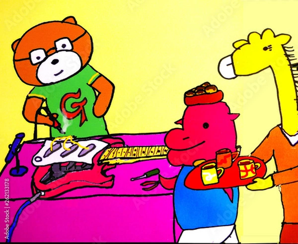 Fototapeta Guitar Tech