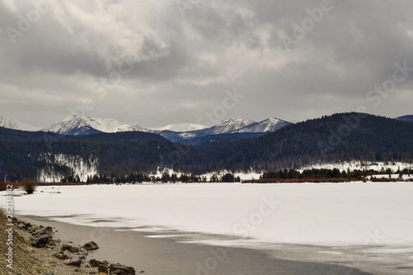 Obraz lake in the mountains
