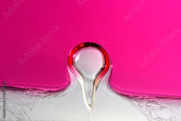 Obraz bubble in drink close-up