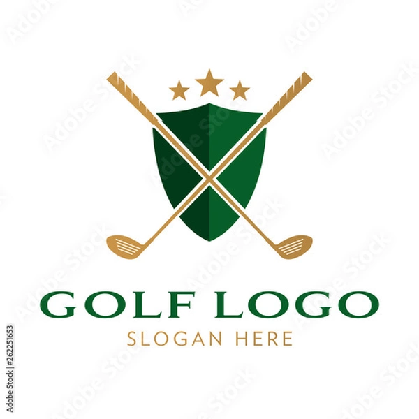 Fototapeta Golf Logo Icon Template