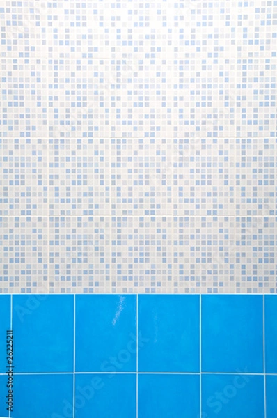 Obraz Light Blue Ceramic Wall