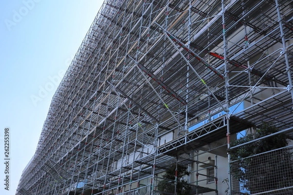 Obraz 大型ビルの改修工事