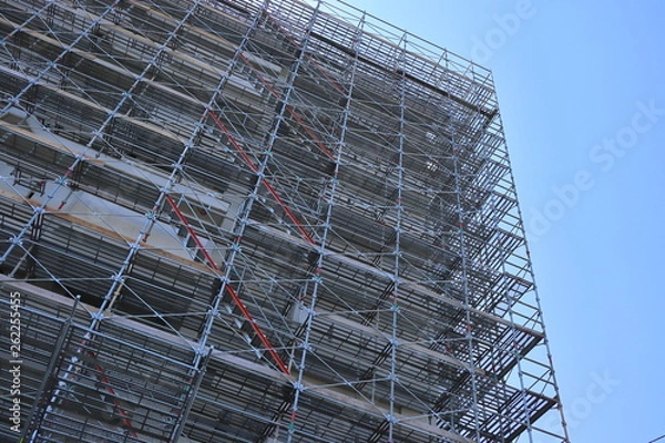 Obraz 大型ビルの改修工事