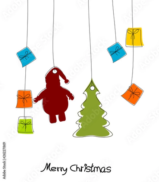 Obraz Weihnachtskarte