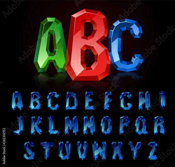 Obraz Precious letters sapphire