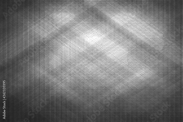 Fototapeta Texture of black lines, scratches, dots on white background.