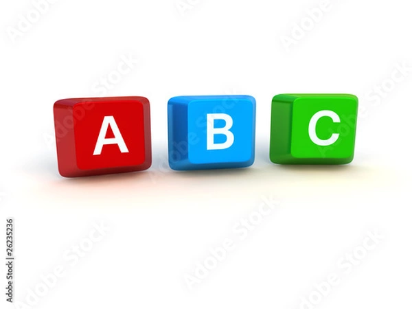 Fototapeta ABC