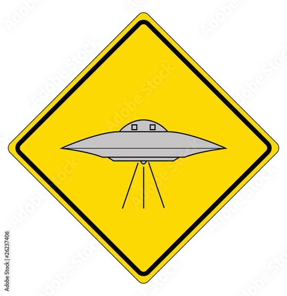 Fototapeta Attention ufo