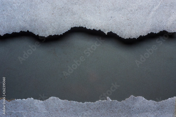 Obraz white torn paper back ground.Background for inserting text on empty spaces..