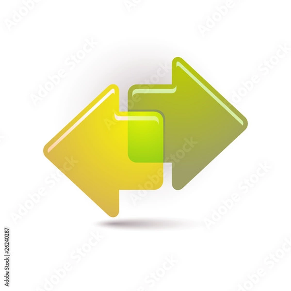 Fototapeta arrows icon