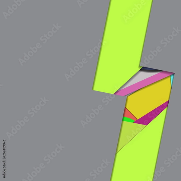 Fototapeta Flat material design - Creative vector trend seamless